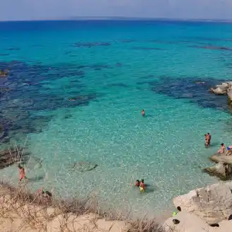 calo des mort formentera laguna