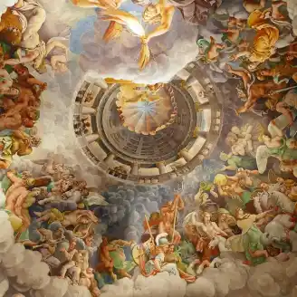 Pittura dentro Palazzo Ducale