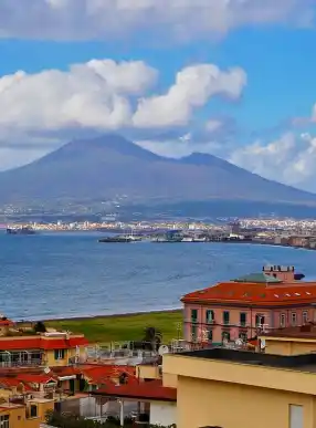 italia citta vesuvio vulcano