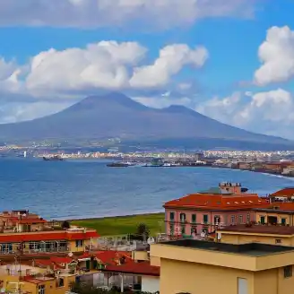 italia citta vesuvio vulcano