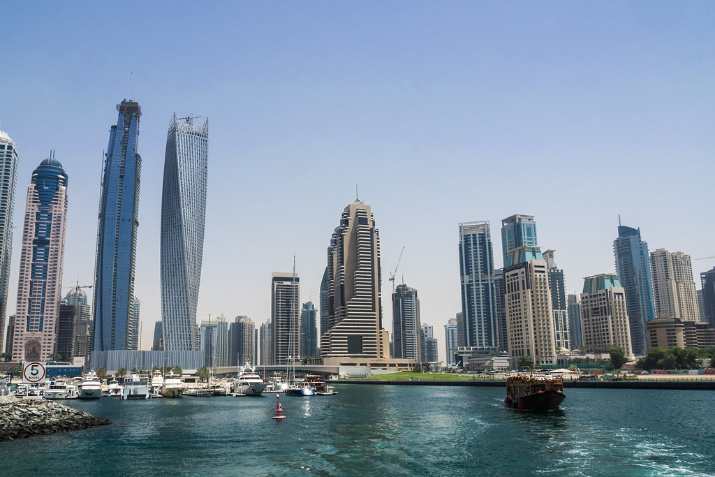 skyline dubai marina 2016