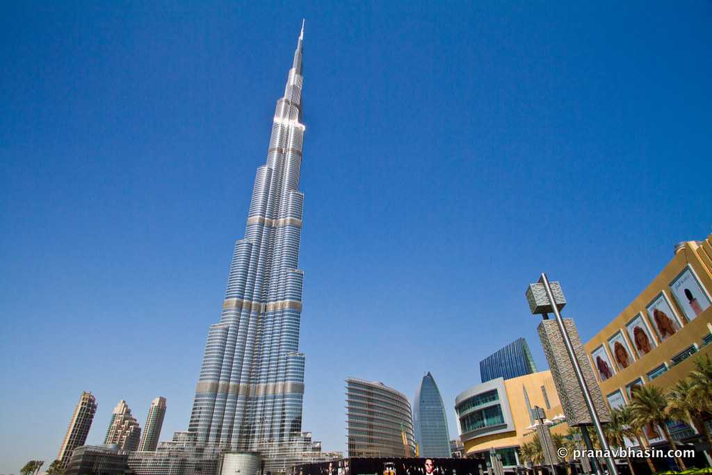 the leaning tower burj khalifa dubai