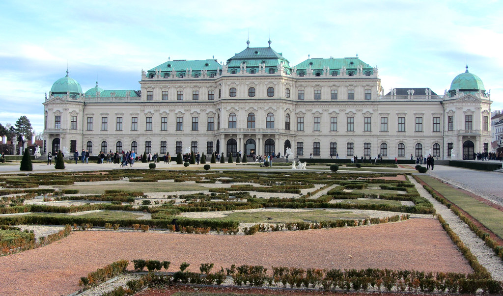 upper belvedere palace vienna austria